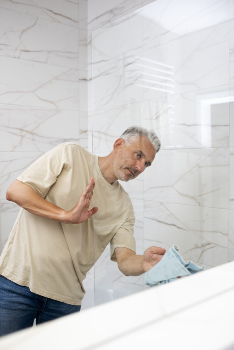 Calcaire sur les vitres de douche : comprendre pourquoi et comment s’en débarrasser