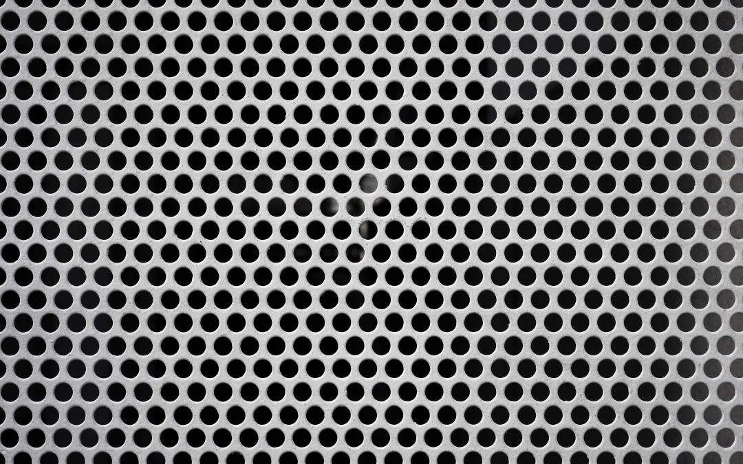 fond hotte cuisine avec texture maille métallique